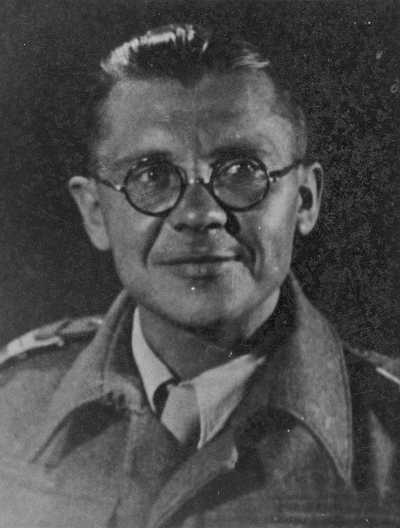 Kpr. pchor. Piotr Dubicki z 3 Dywizji Strzelców Karpackich.